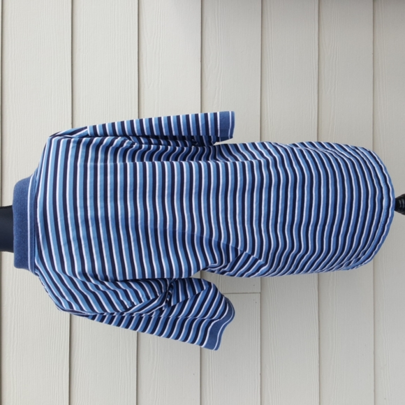 GLEN GATE (USA) Striped Men's Cotton Polo Golf Shirt (XL) - Picture 3 of 8